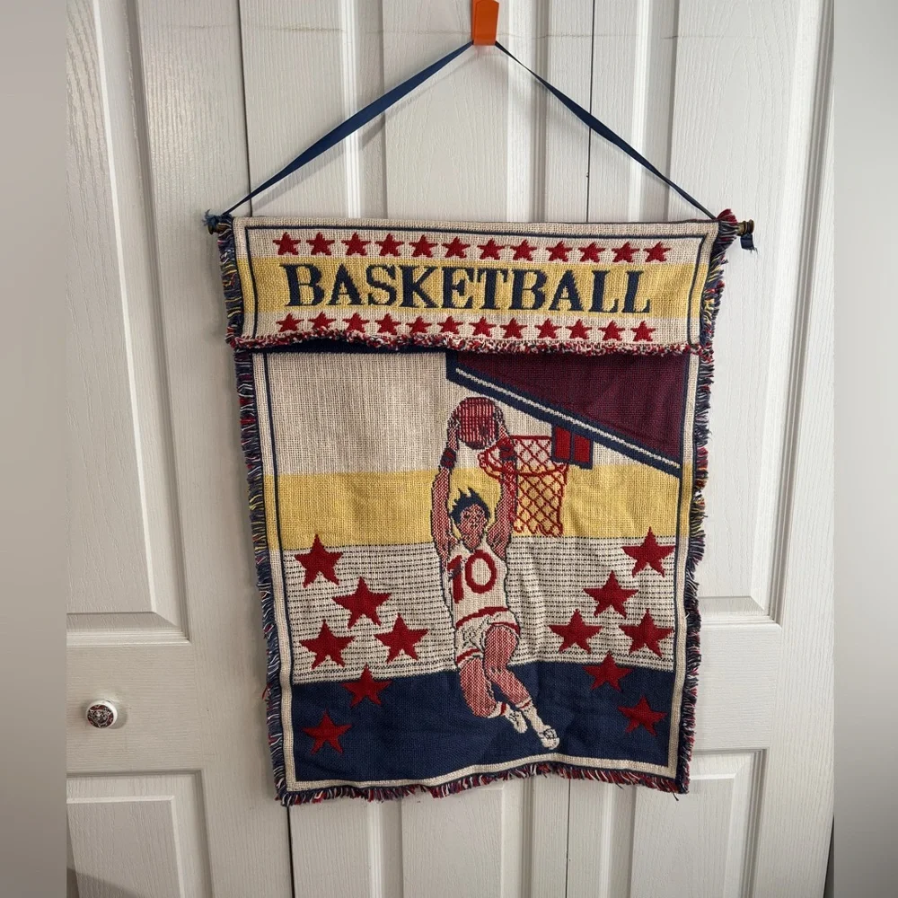 WTC 1996‎ basketball tapestry woven wall hanger